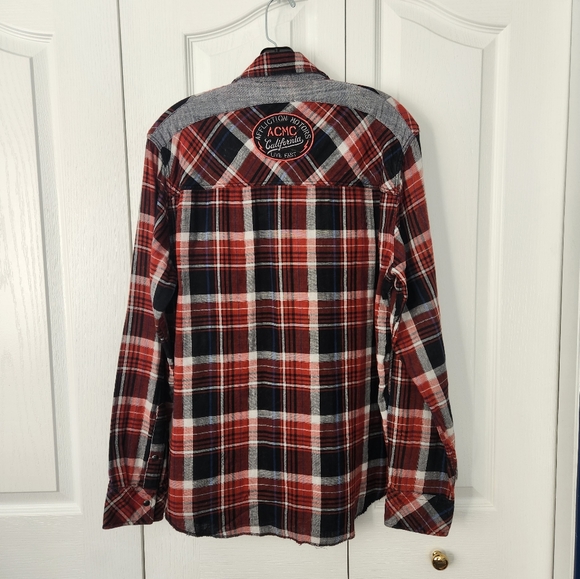 Mens Affliction Large long sleeve shirt - Picture 3 of 11